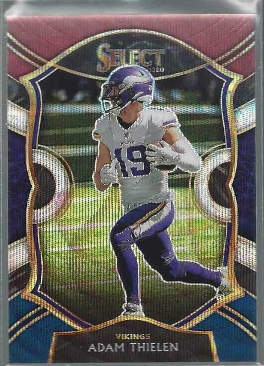 ADAM THIELEN 2020 PANINI SELECT TRI COLOR CONCOURSE PRIZM #D 172/199