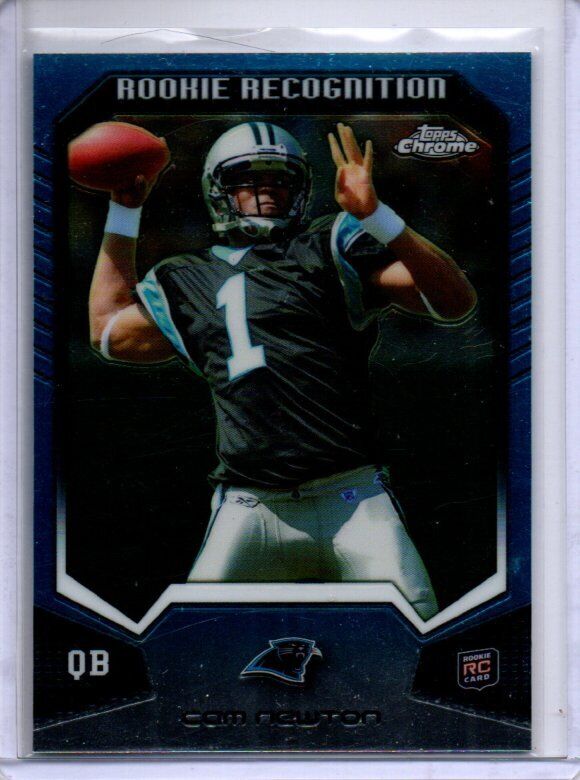 CAM NEWTON 2011 TOPPS CHROME ROOKIE RECOGNITION ROOKIE RC #RR-CM