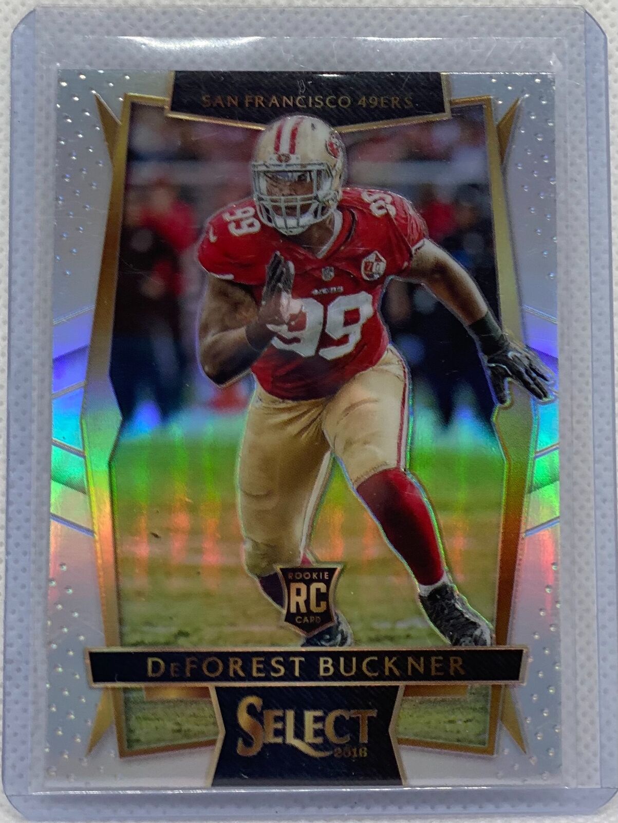 DEFOREST BUCKNER 2016 PANINI SELECT SILVER PRIZM ROOKIE RC #100