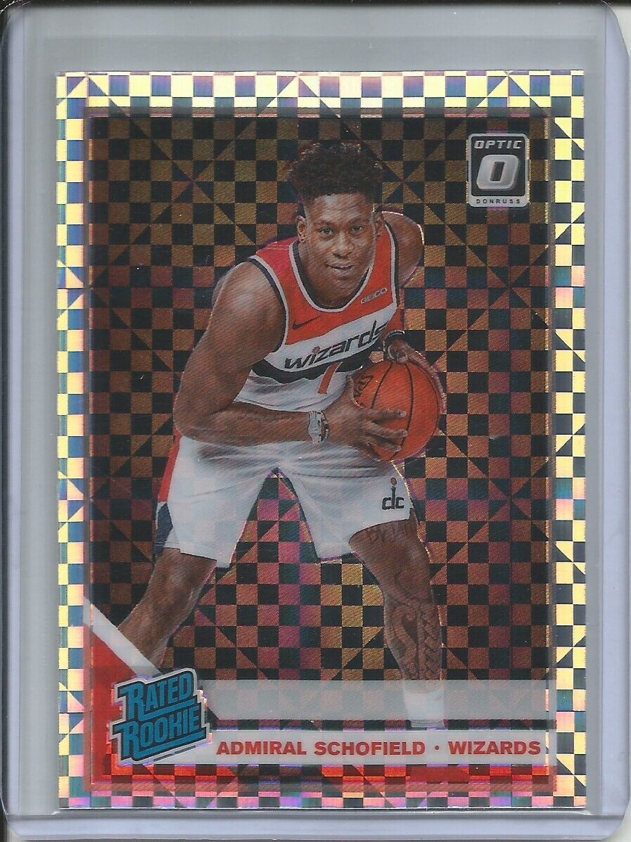 Admiral Schofield 2019-20 Donruss Optic Checkerboard HOLO PRIZM RC SSP