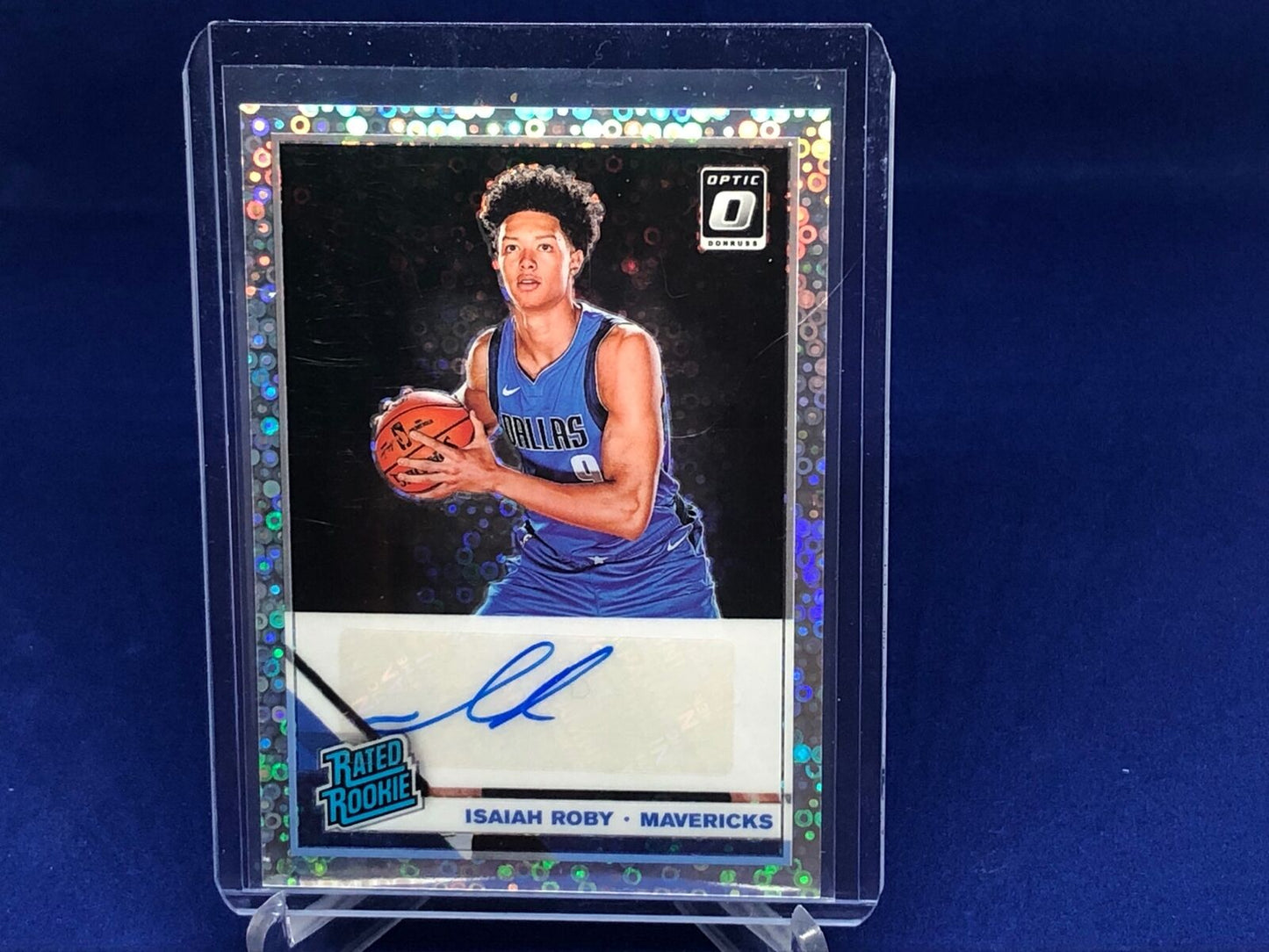 ISAIAH ROBY 2019-20 OPTIC FASTBREAK RATED ROOKIE HOLO AUTO RC # 191
