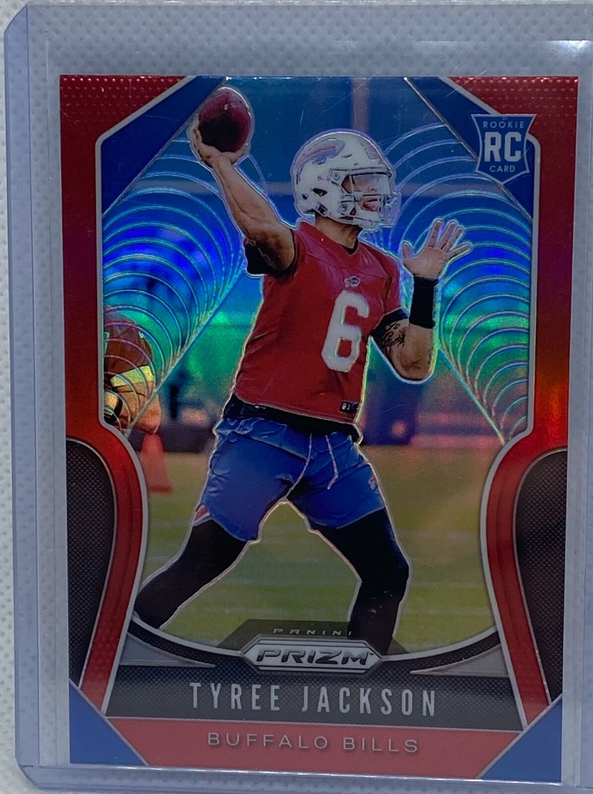 TYREE JACKSON 2019 PANINI PRIZM RED RETAIL PRIZM SSP /8 RC #321