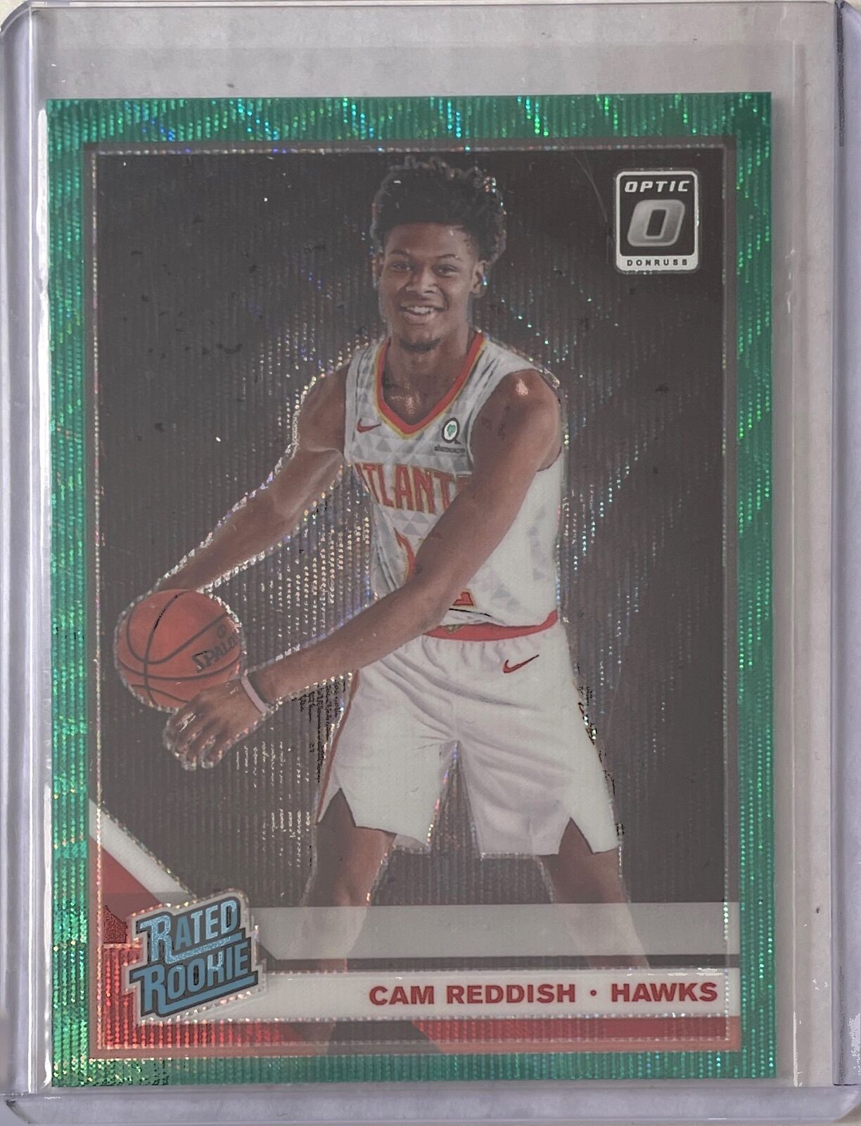 CAM REDDISH 2019-20 DONRUSS OPTIC FANATICS GREEN WAVE PRIZM ROOKIE RC #170