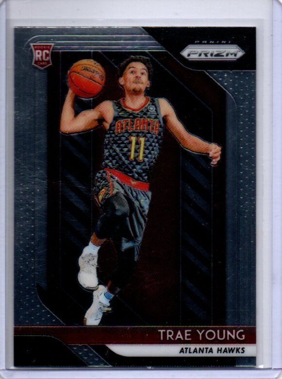 TRAE YOUNG 2018-19 PANINI PRIZM TRUE ROOKIE RC #78