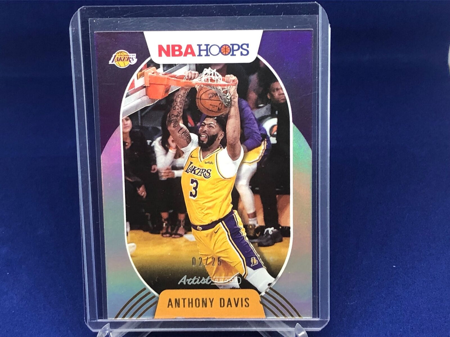 ANTHONY DAVIS 2020-21 PANINI NBA HOOPS ARTISTS PROOF FOIL #D 2/25