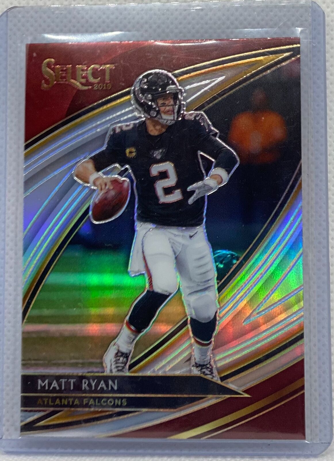 MATT RYAN 2019 PANINI SELECT SILVER FIELD LEVEL PRIZM #238