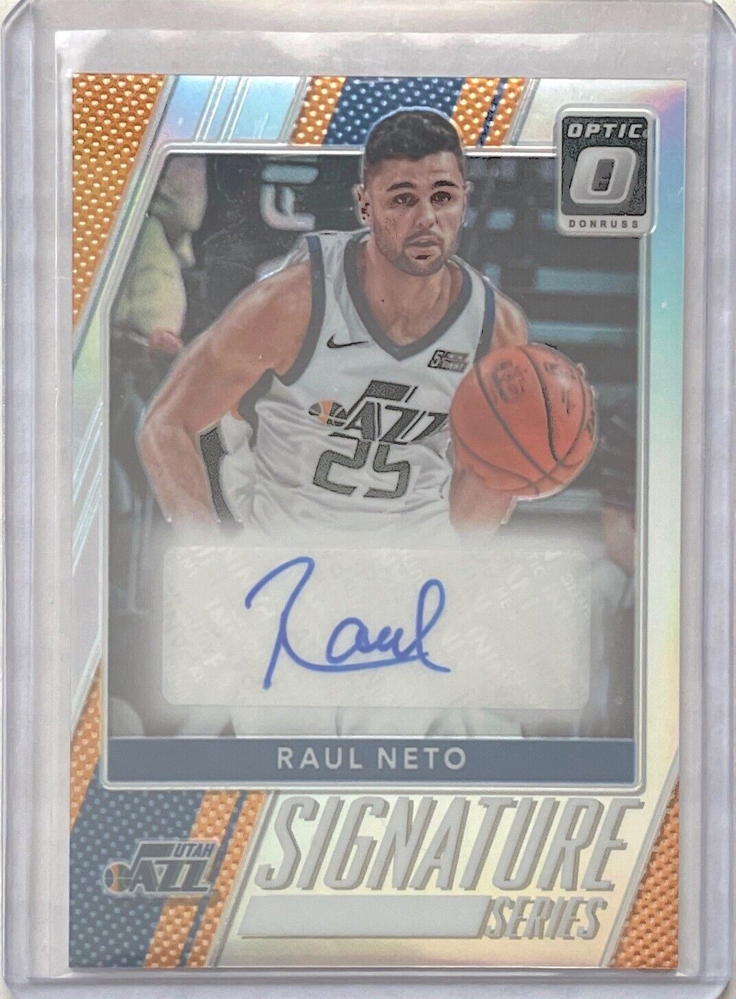 RAUL NETO 2017-18 PANINI DONRUSS OPTIC SIGNATURE SERIES AUTO SILVER PRIZM #42