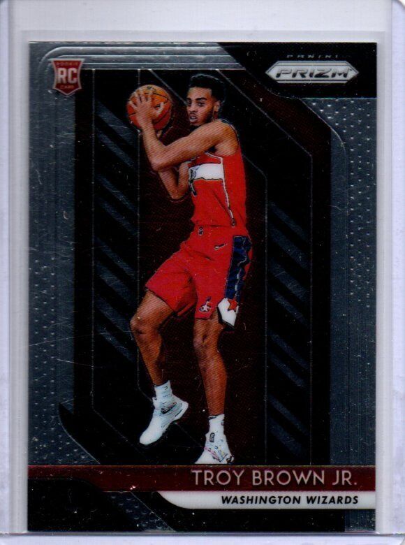 TROY BROWN JR. 2018-19 PANINI PRIZM TRUE ROOKIE RC #213