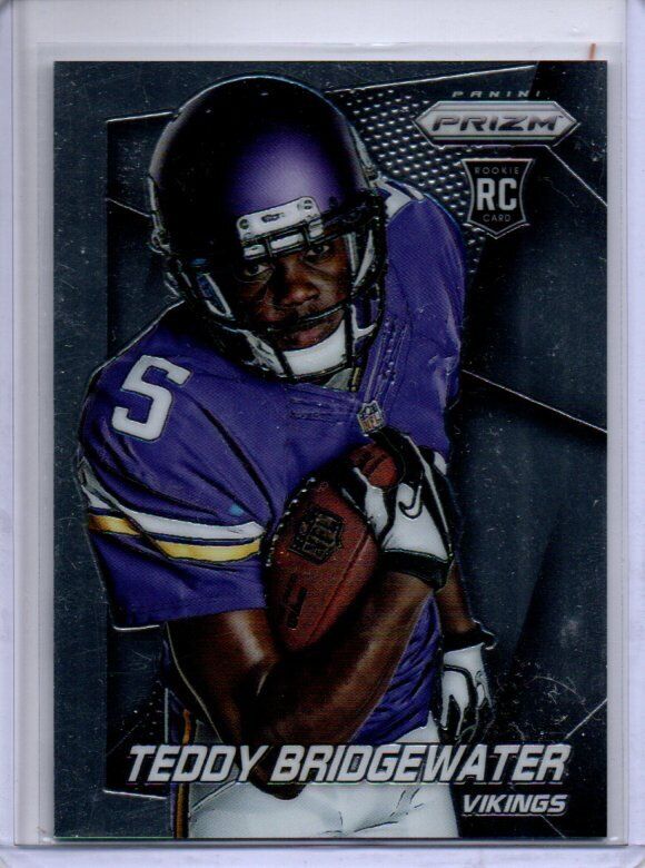 TEDDY BRIDGEWATER 2014 PANINI SILVER PRIZM SP PHOTO VARIATION ROOKIE RC #242