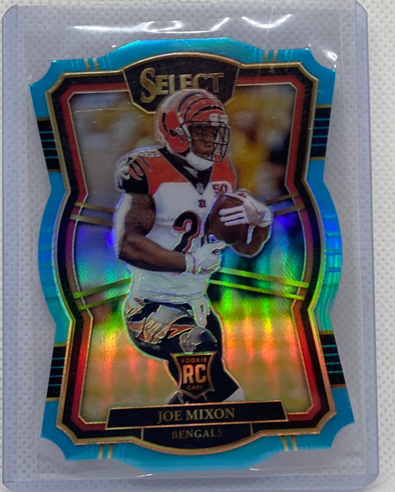 JOE MIXON 2017 PANINI SELECT LIGHT BLUE PRIZM DIE CUT ROOKIE RC #D 58/99