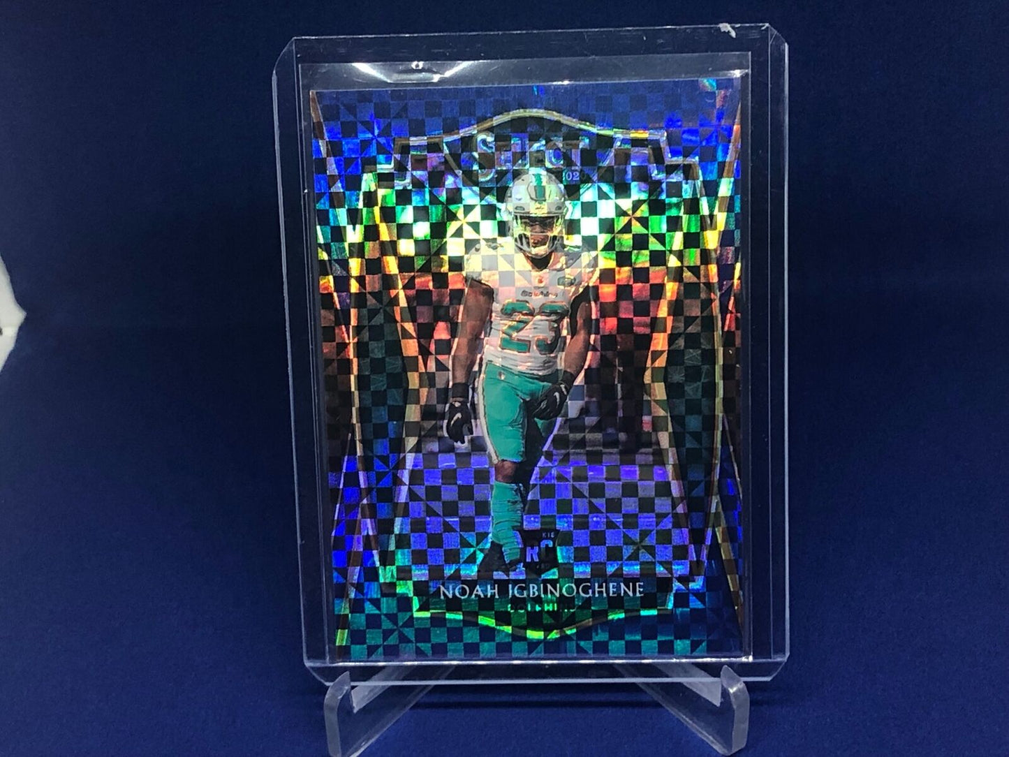 NOAH IGBINOGHENE 2020 PANINI SELECT PREMIER LEVEL BLUE PRIZM RC #D 111/149