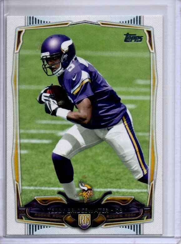 TEDDY BRIDGEWATER 2014 TOPPS SP PHOTO VARIATION SHORT PRINT ROOKIE RC #367