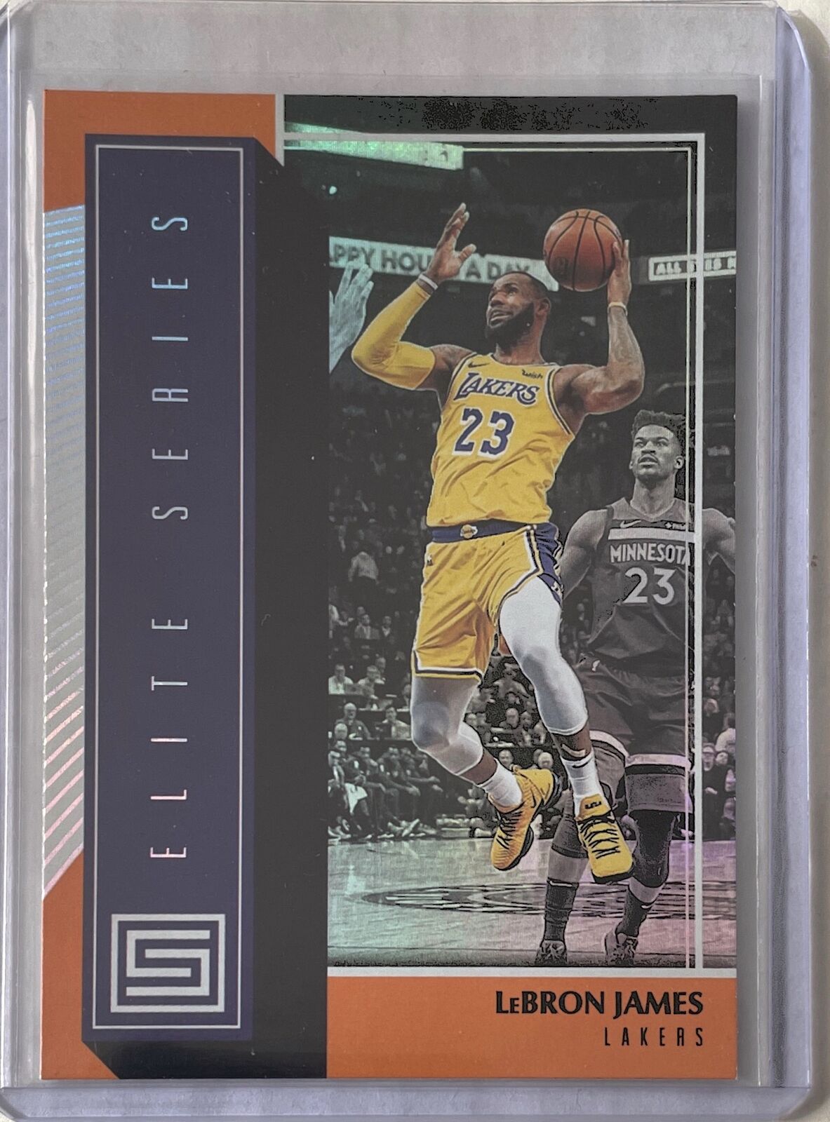 LEBRON JAMES 2018-19 PANINI STATUS ELITE SERIES ORANGE FOIL #22