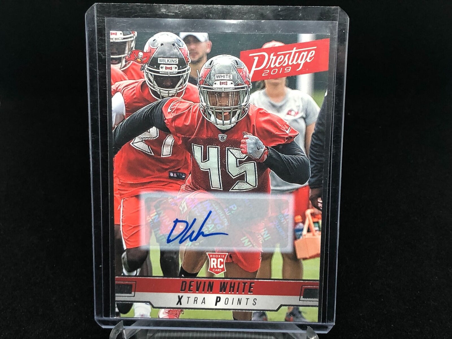 DEVIN WHITE 2019 PANINI PRESTIGE XTRA POINTS AUTO RC # 241