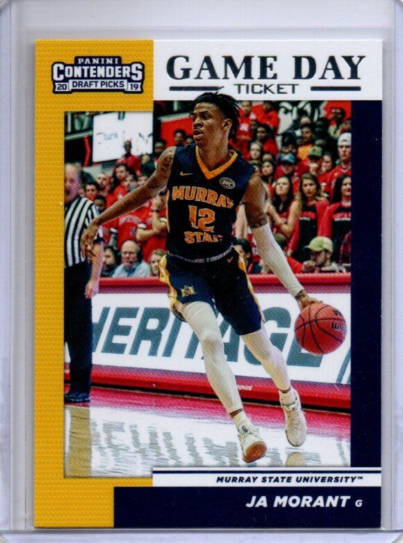 JA MORANT 2019 PANINI CONTENDERS DRAFT PICKS TRUE ROOKIE RC #2
