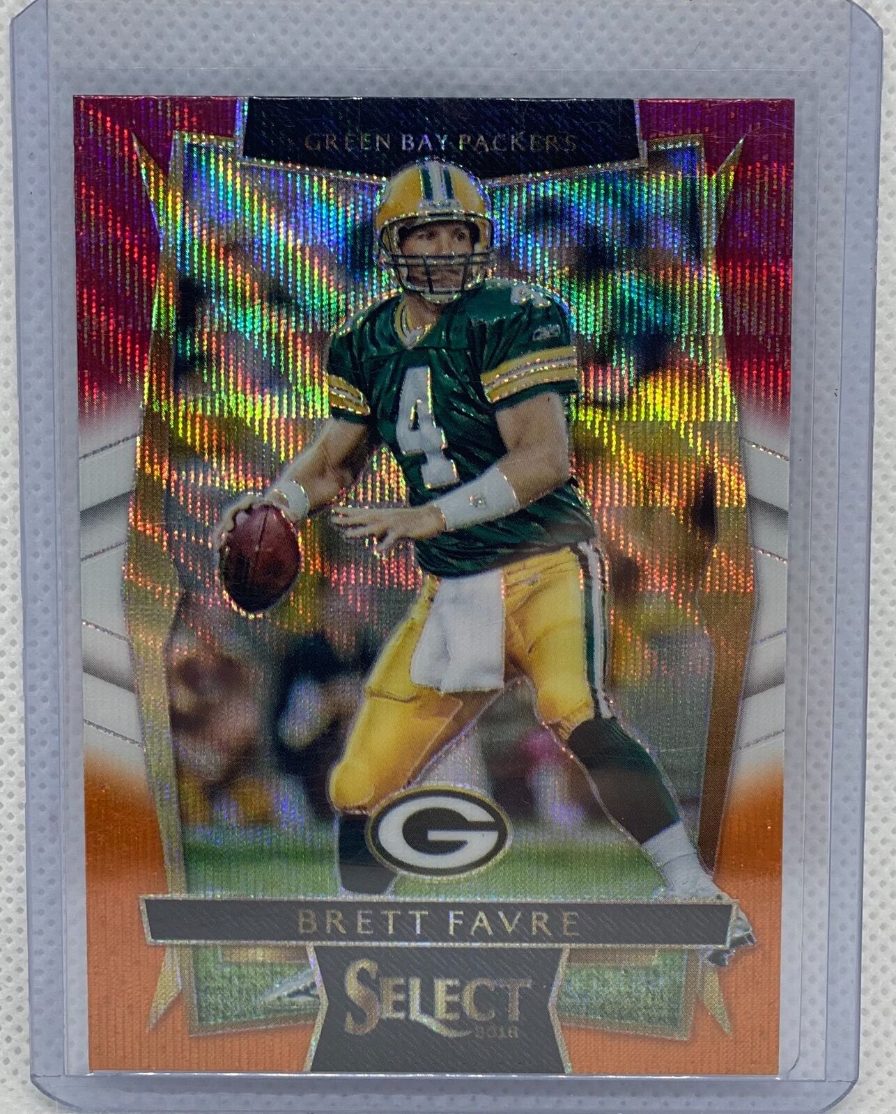 BRETT FAVRE 2016 PANINI SELECT TRI-COLOR PRIZM #68