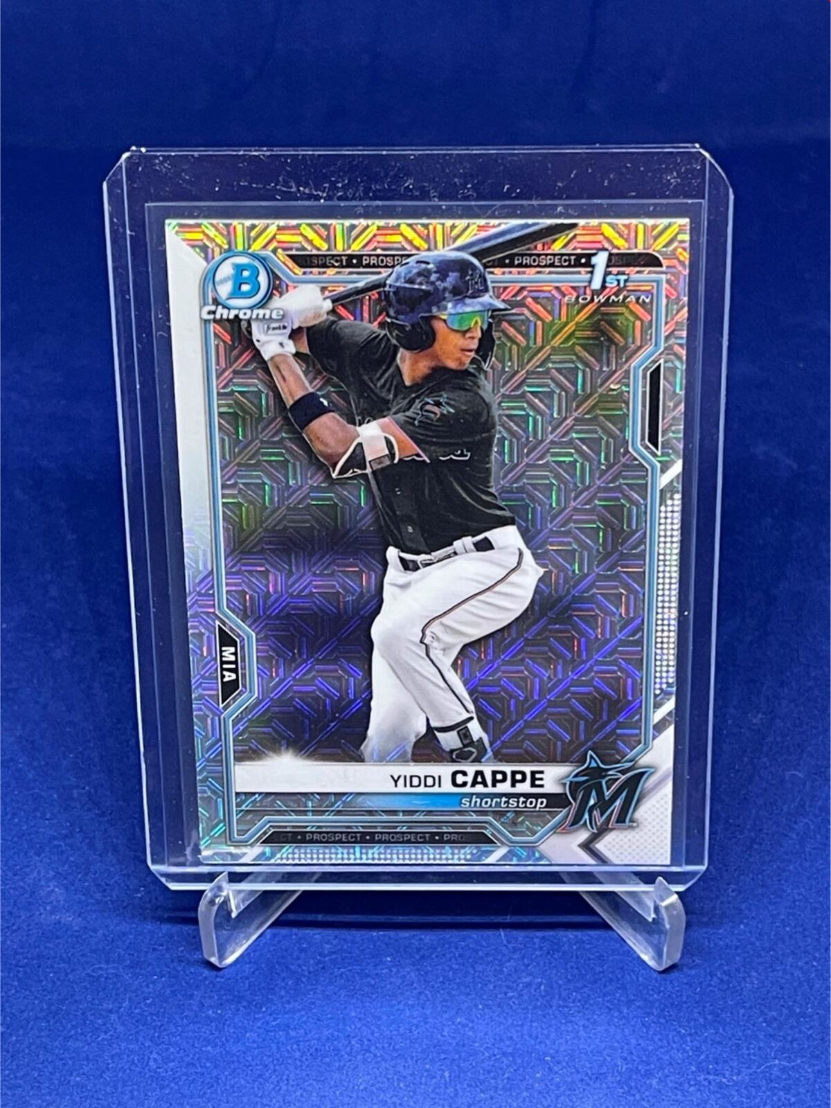 YIDDI CAPPE 2021 TOPPS BOWMAN CHROME 1ST BOWMAN MEGA BOX REFRACTOR # 199