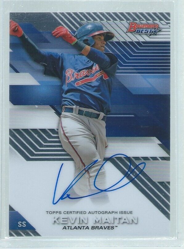 KEVIN MAITAN 2017 BOWMAN'S BEST ON CARD AUTO PROSPECT