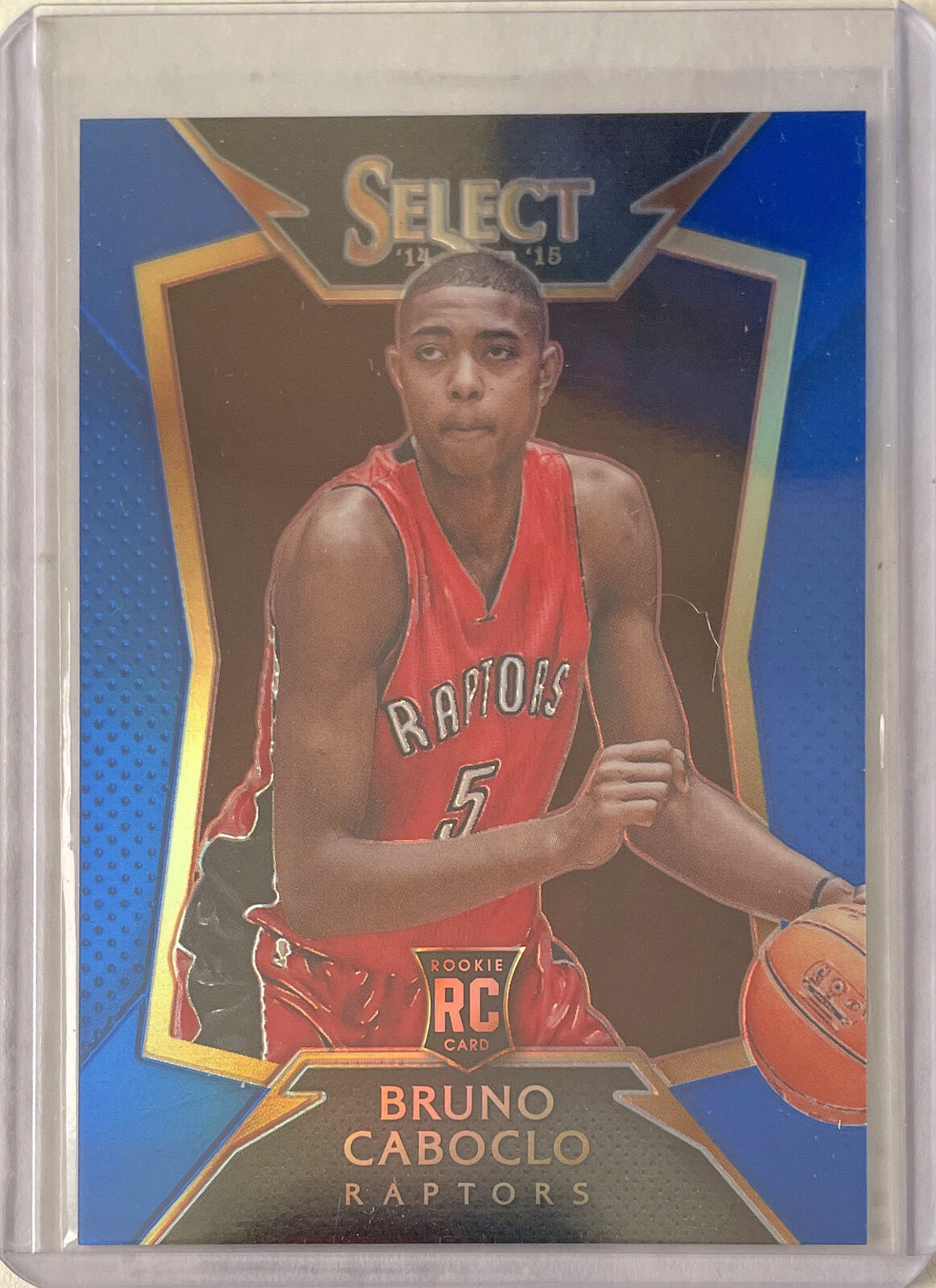 BRUNO CABOCLO 2014-15 PANINI SELECT BLUE PRIZM ROOKIE RC #D /249