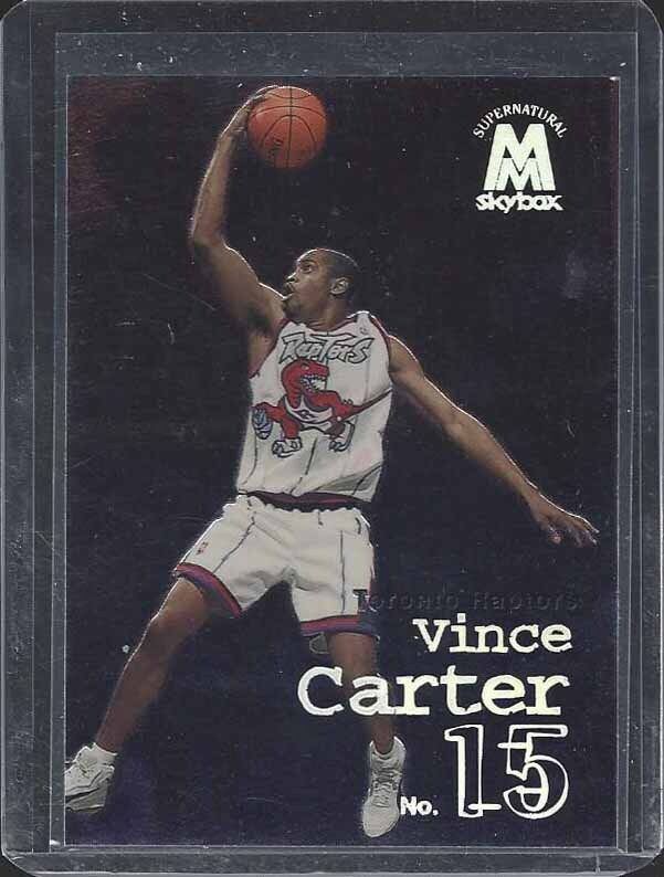 VINCE CARTER 1998-99 SKYBOX MOLTEN METAL SUPERNATURAL ROOKIE RC #134