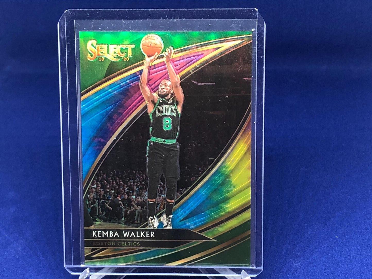 KEMBA WALKER 2019-20 PANINI SELECT COURTSIDE TIE DYE PRIZM #D /25
