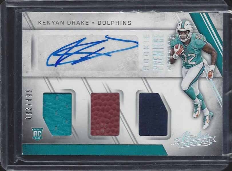 KENYAN DRAKE 2016 ABSOLUTE RPM TRIPLE JERSEY AUTO RC #D 83/499