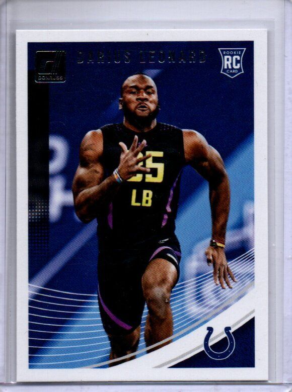 DARUIS LEONARD 2018 PANINI DONRUSS ROOKIE RC #365