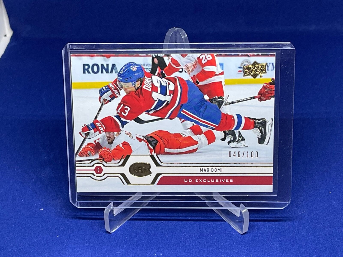 MAX DOMI 2019-20 UPPER DECK SERIES 1 UD EXCLUSIVES GOLD #D 46/100