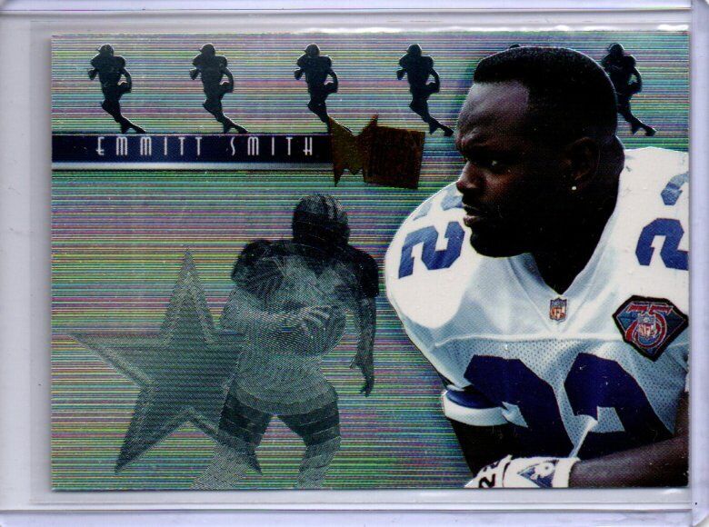 EMMITT SMITH 1995 FLEER METAL PLATINUM PORTRAITS #10