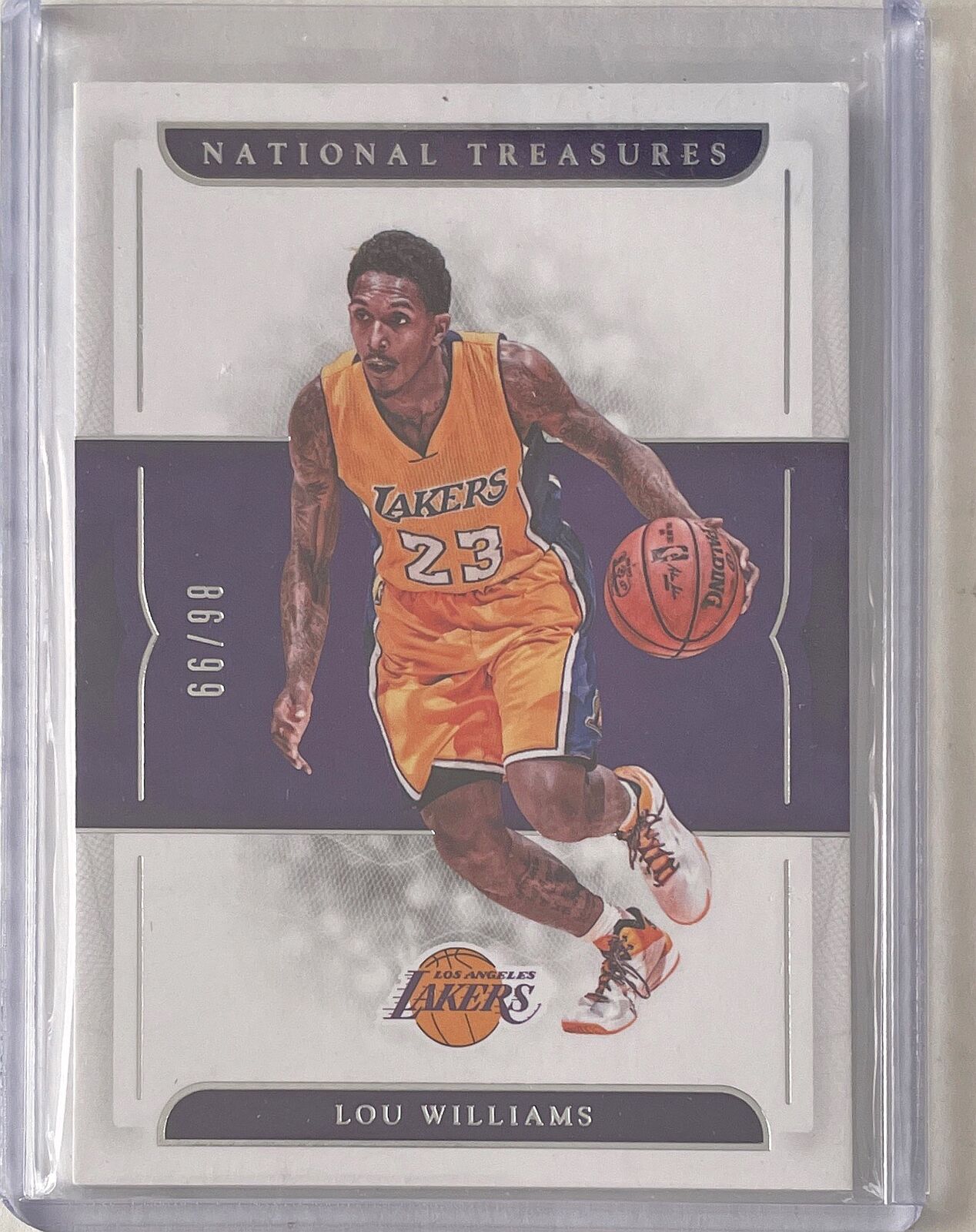 LOU WILLIAMS 2016-17 PANINI NATIONAL TREASURES BASE #D /99