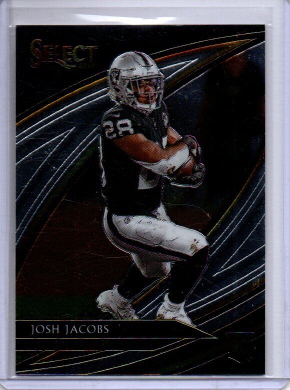 JOSH JACOBS 2019 PANINI SELECT FIELD LEVEL ROOKIE RC #208