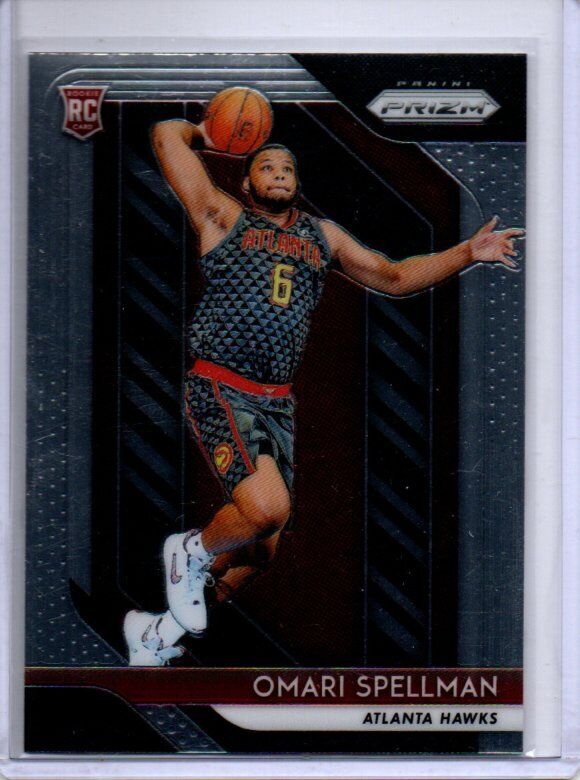 OMARI SPELLMAN 2018-19 PANINI PRIZM TRUE ROOKIE RC #88