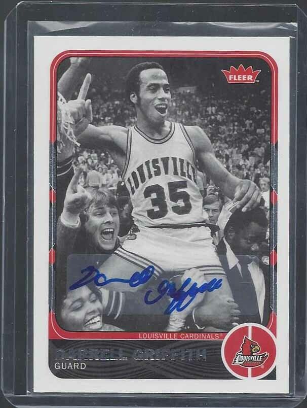 DARRELL GRIFFITH 2011-12 FLEER RETRO UPPER DECK SSP LOUISVILLE RARE AUTO #48