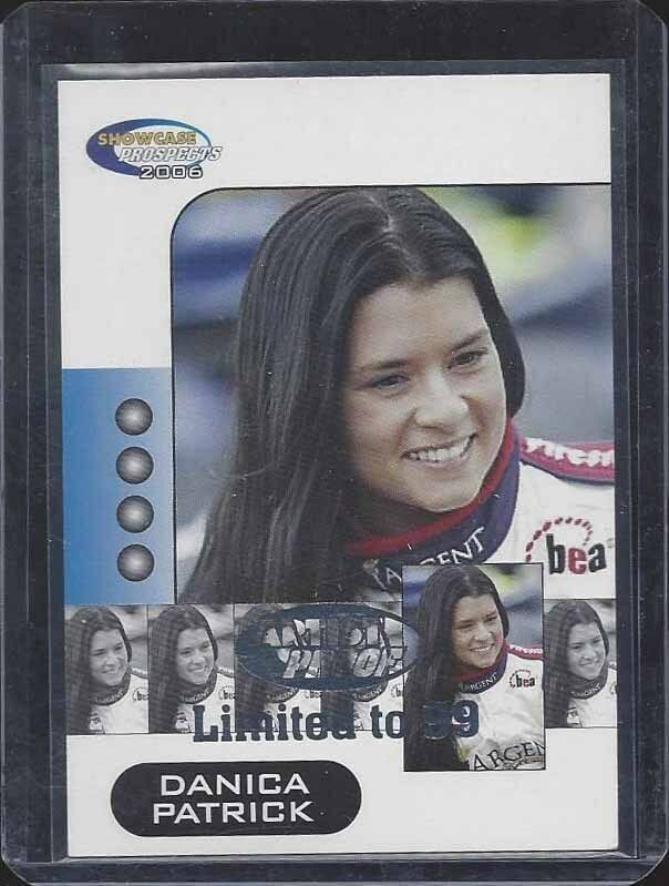 DANICA PATRICK 2006 SHOWCASE PROSPECTS ARTIST PROOF ROOKIE RC #D /99