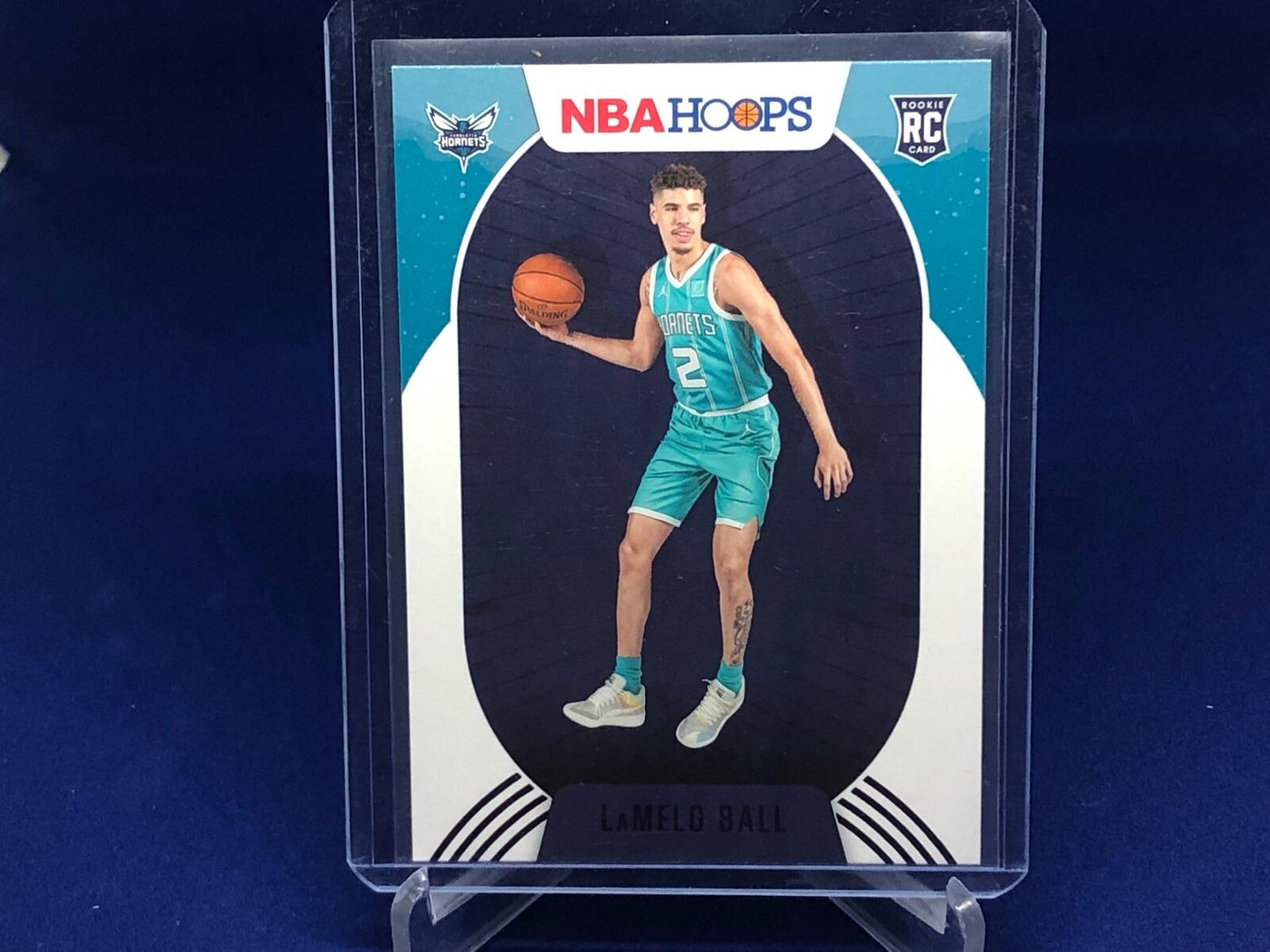 LAMELO BALL 2020-21 PANINI NBA HOOPS PURPLE SP ROOKIE RC # 223