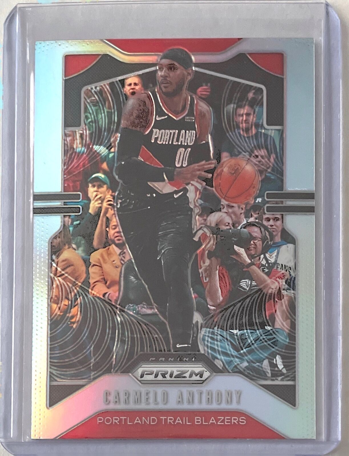 CARMELO ANTHONY 2019-20 PANINI CHRONICLES PRIZM UPDATE SILVER PRIZM #510