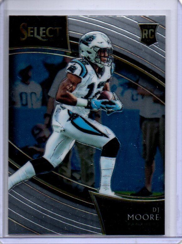 DJ MOORE 2018 PANINI SELECT FIELD LEVEL SP ROOKIE RC #208