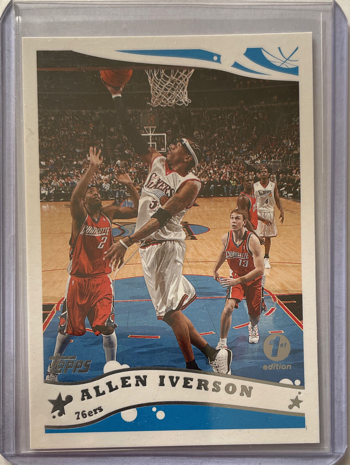 ALLEN IVERSON 2005-06 TOPPS 1ST EDITION #33