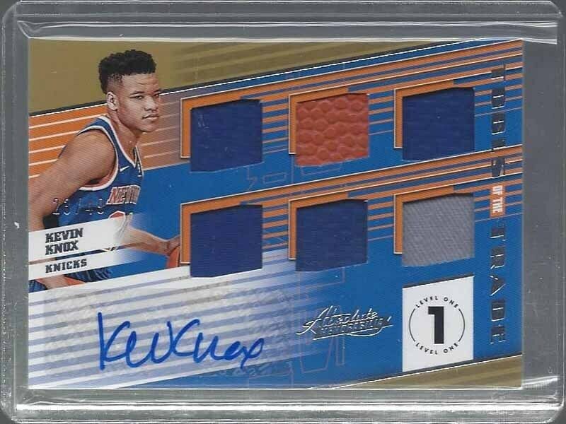 KEVIN KNOX 2018-19 ABSOLUTE TOOLS OF THE TRADE 6 PATCH AUTO RC #D 23/49