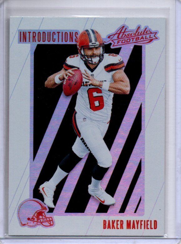 BAKER MAYFIELD 2018 PANINI ABSOLUTE INTRODUCTIONS ROOKIE RC #IN-BM