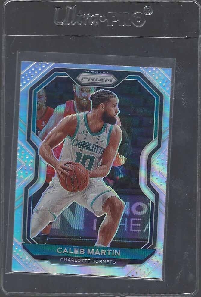 CALEB MARTIN 2020-21 PANINI PRIZM HORNETS ROOKIE SILVER PRIZMS SP RC #276