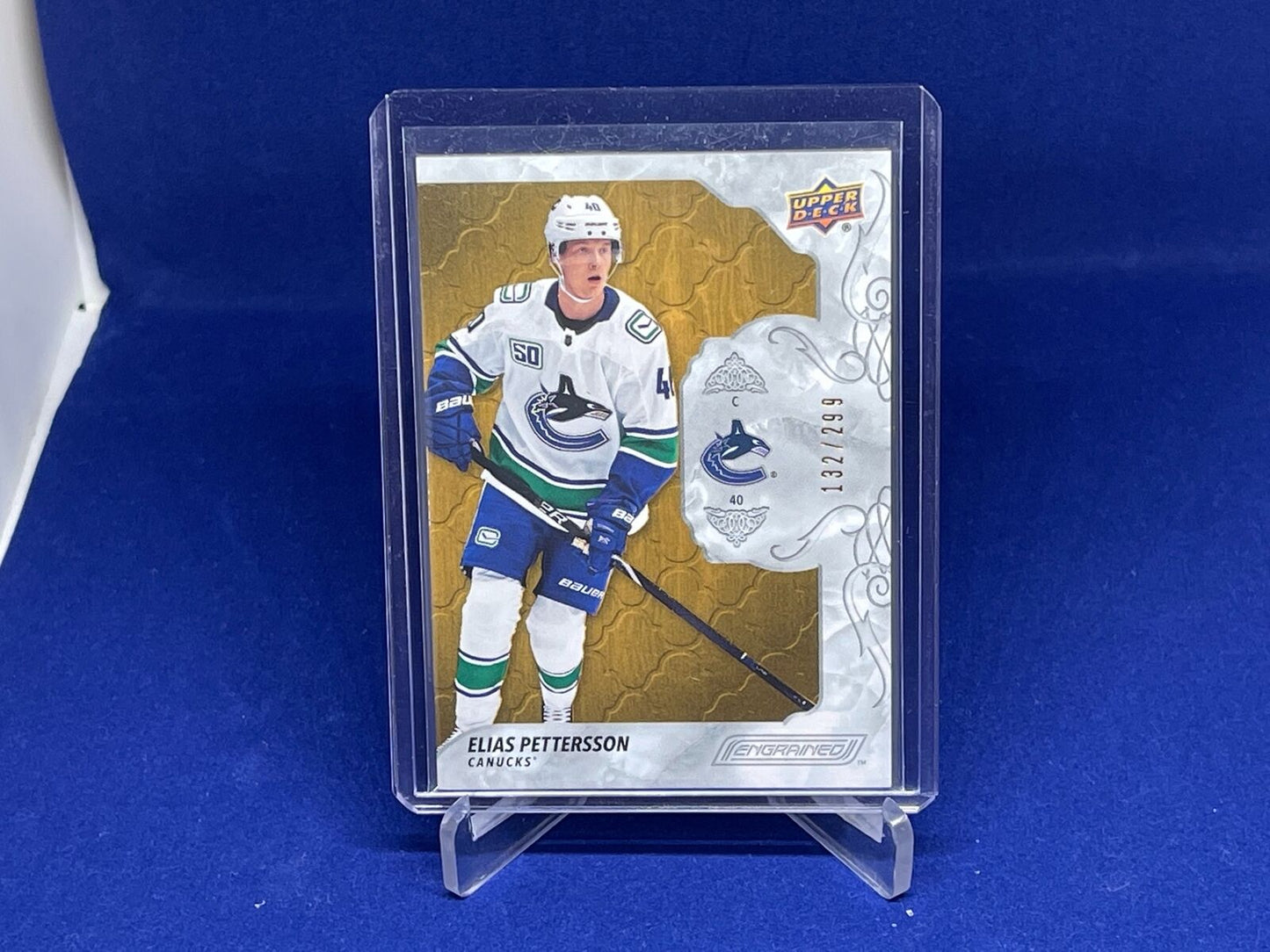 ELIAS PETTERSSON 2019-20 UPPER DECK ENGRAINED #D 132/299