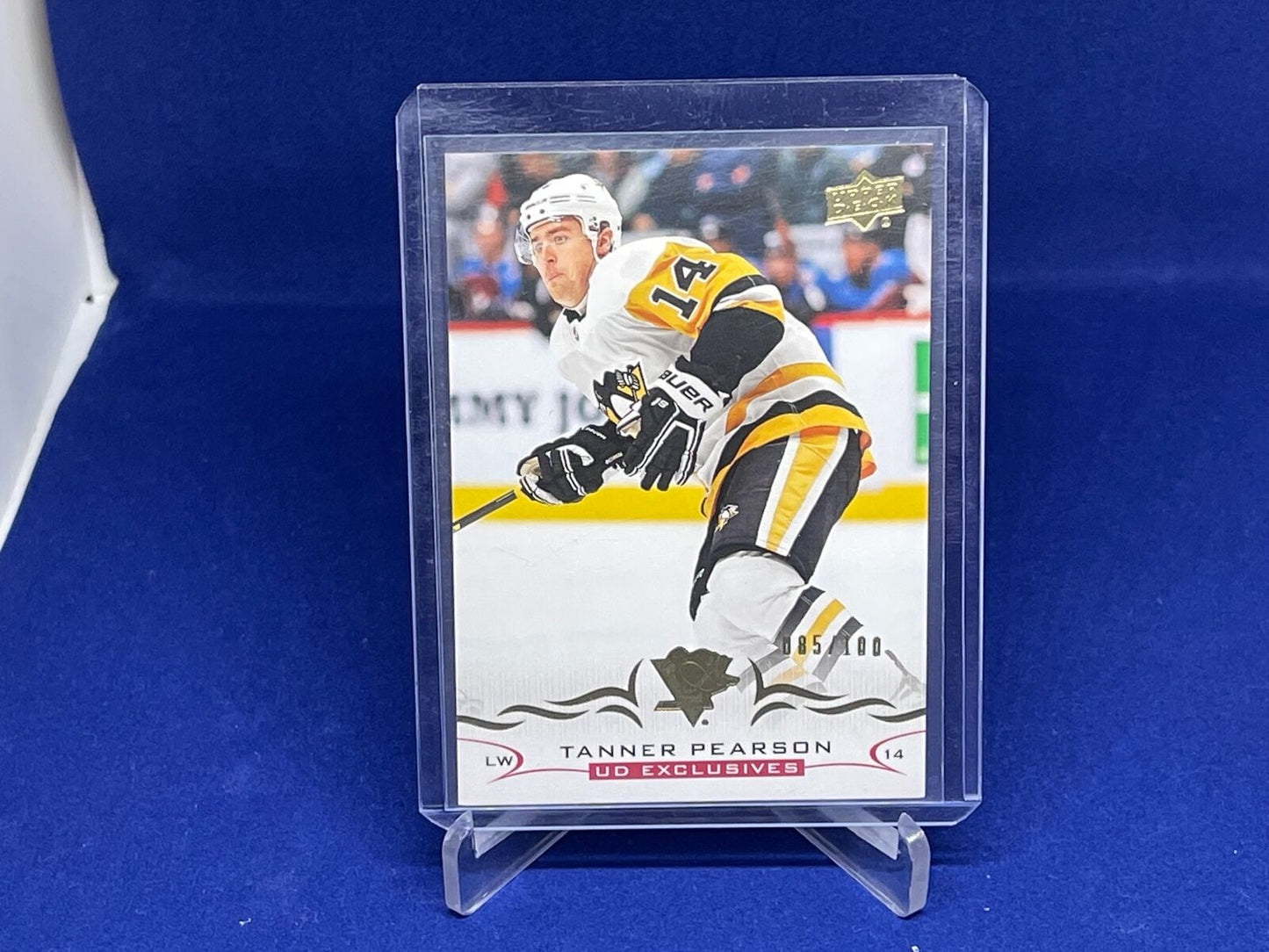 TANNER PEARSON 2018-19 UPPER DECK UPDATE HOCKEY UD EXCLUSIVES GOLD #D 85/100