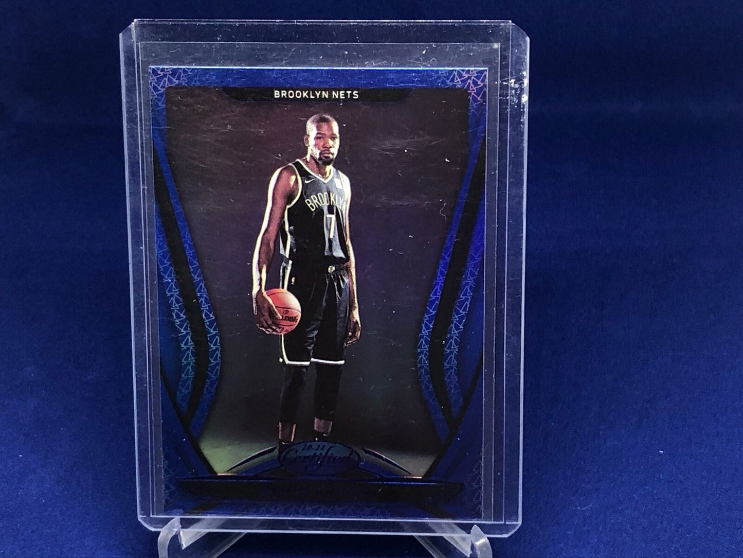 KEVIN DURANT 2020-21 PANINI CERTIFIED BLUE # 59