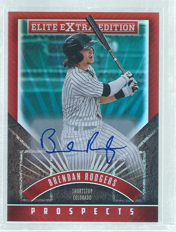 BRENDAN RODGERS 2017 ELITE EXTRA ON CARD AUTO PROSPECT #4