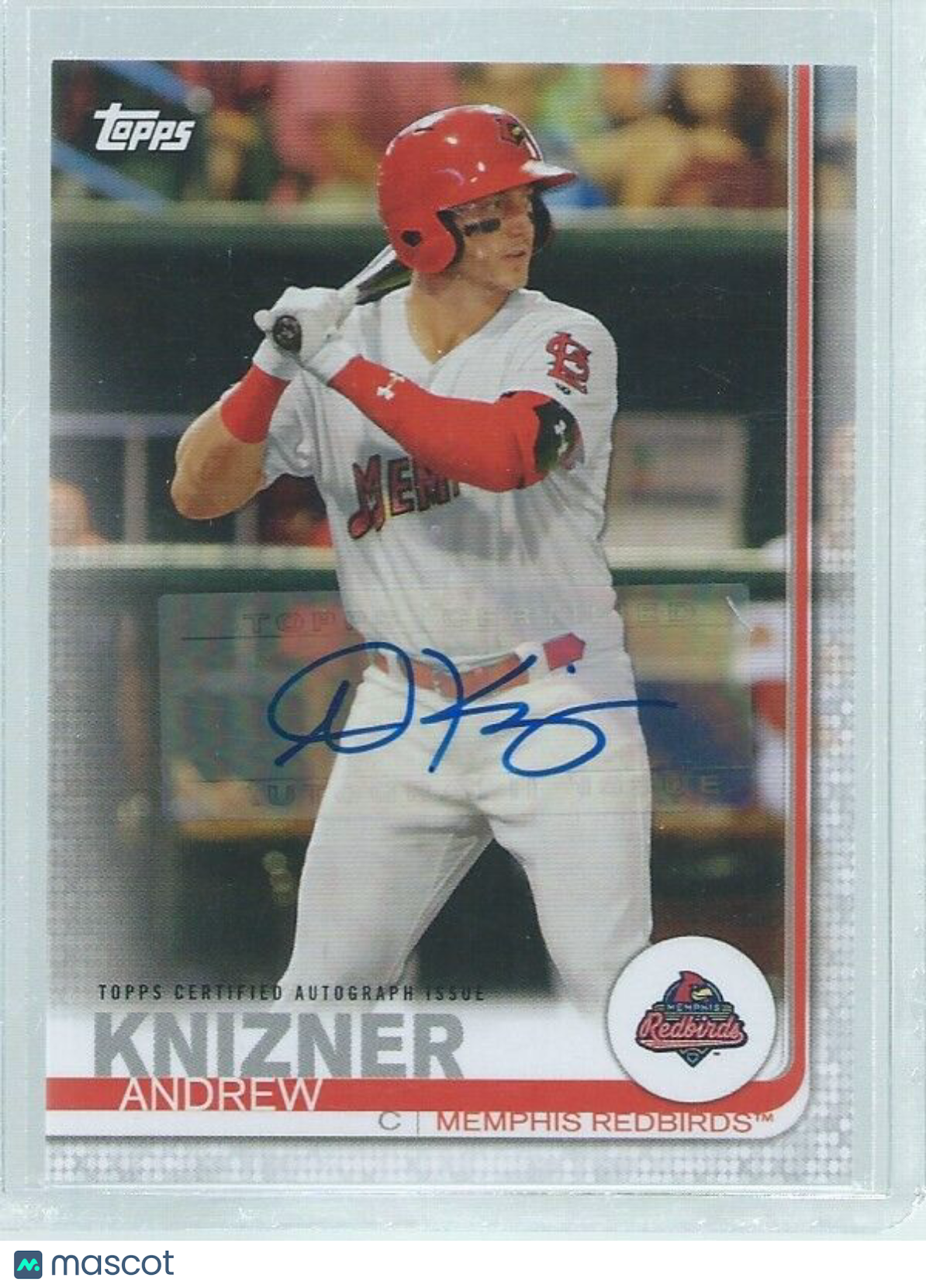 ANDREW KNIZNER 2019 TOPPS PRO DEBUT AUTO PROSPECT