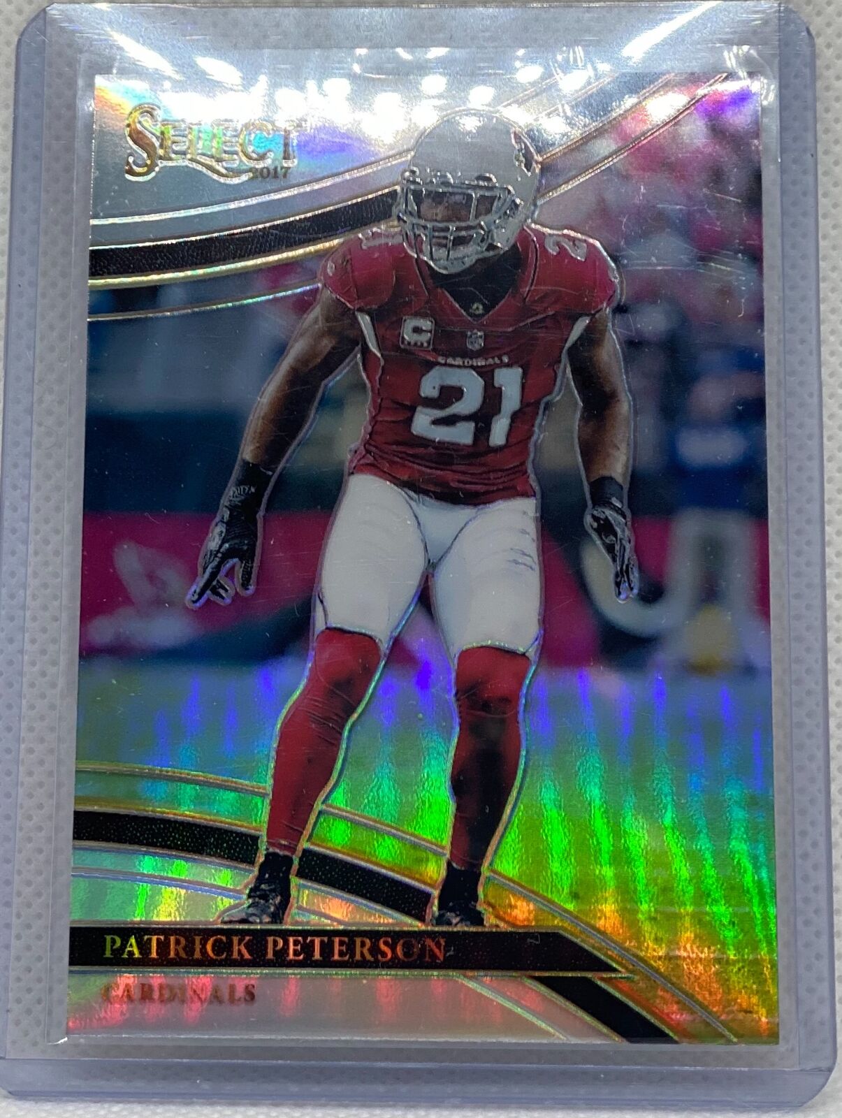 PATRICK PETERSON 2017 PANINI SELECT SILVER FIELD LEVEL PRIZM #201