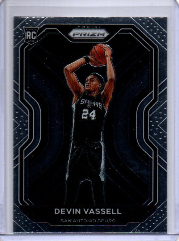 DEVIN VASSELL 2020-21 PANINI PRIZM TRUE ROOKIE RC #252