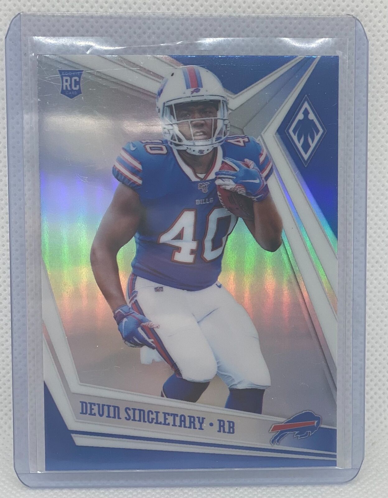DEVIN SINGLETARY 2019 PANINI PHOENIX SILVER PRIZM ROOKIE RC #137