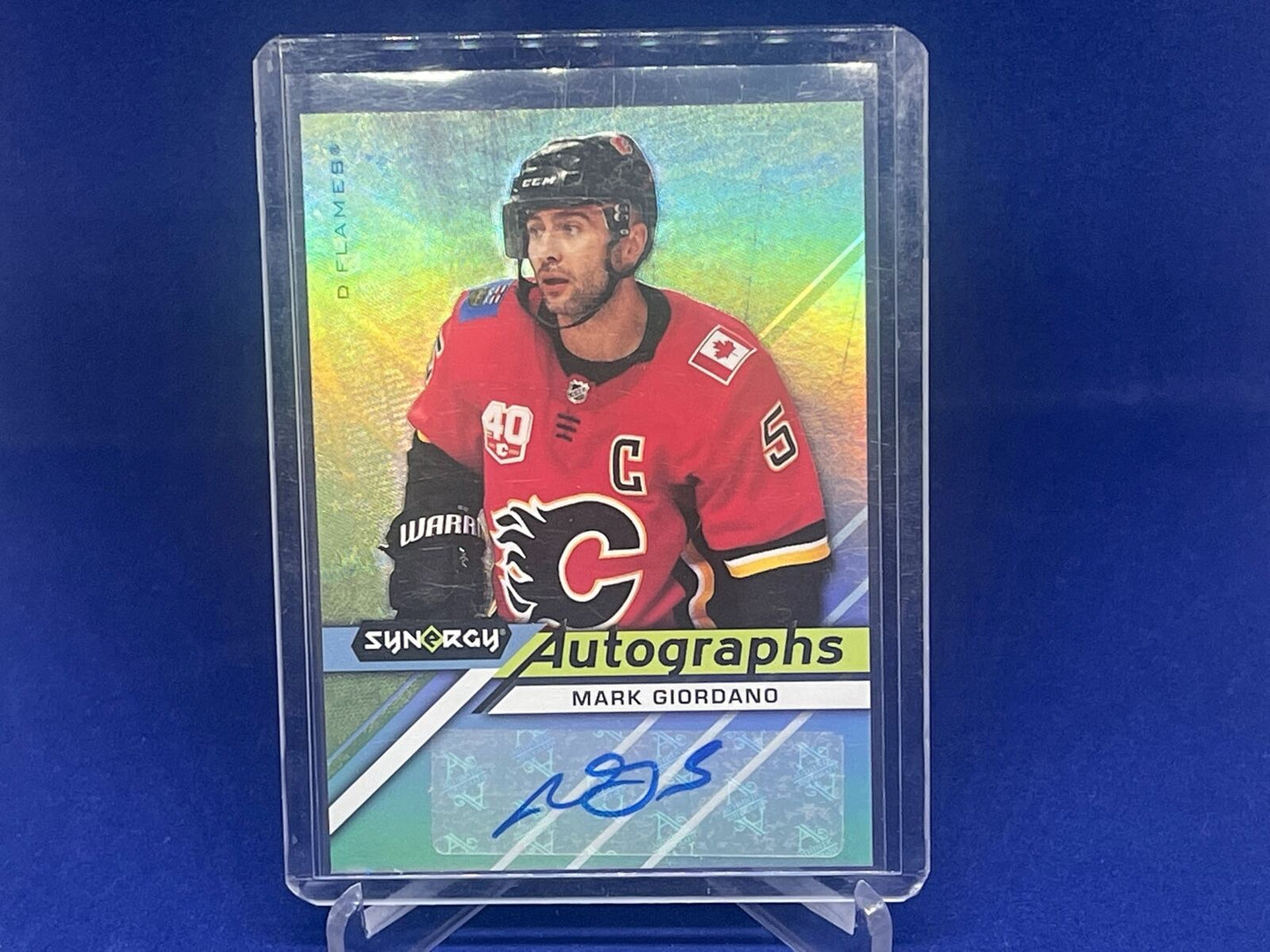 MARK GIORDANO 2020-21 UPPER DECK SYNERGY AUTOGRAPHS AUTO